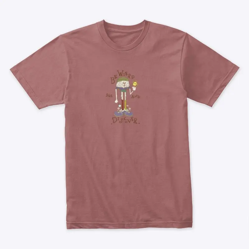 Be weird! Moon explorer tee 