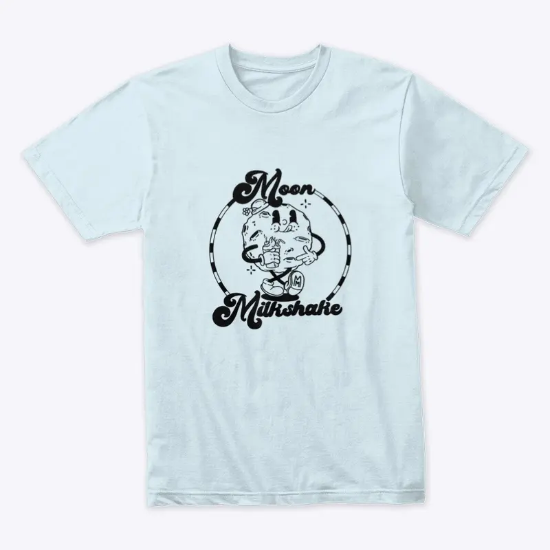 Moon milkshake logo tee 